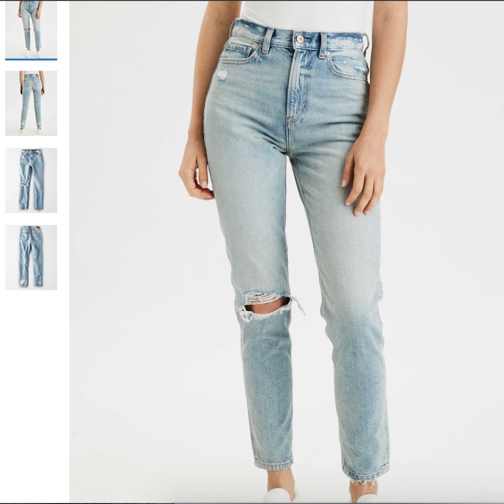 LIKE NEW AE American Eagle Mom Jeans 00 Short